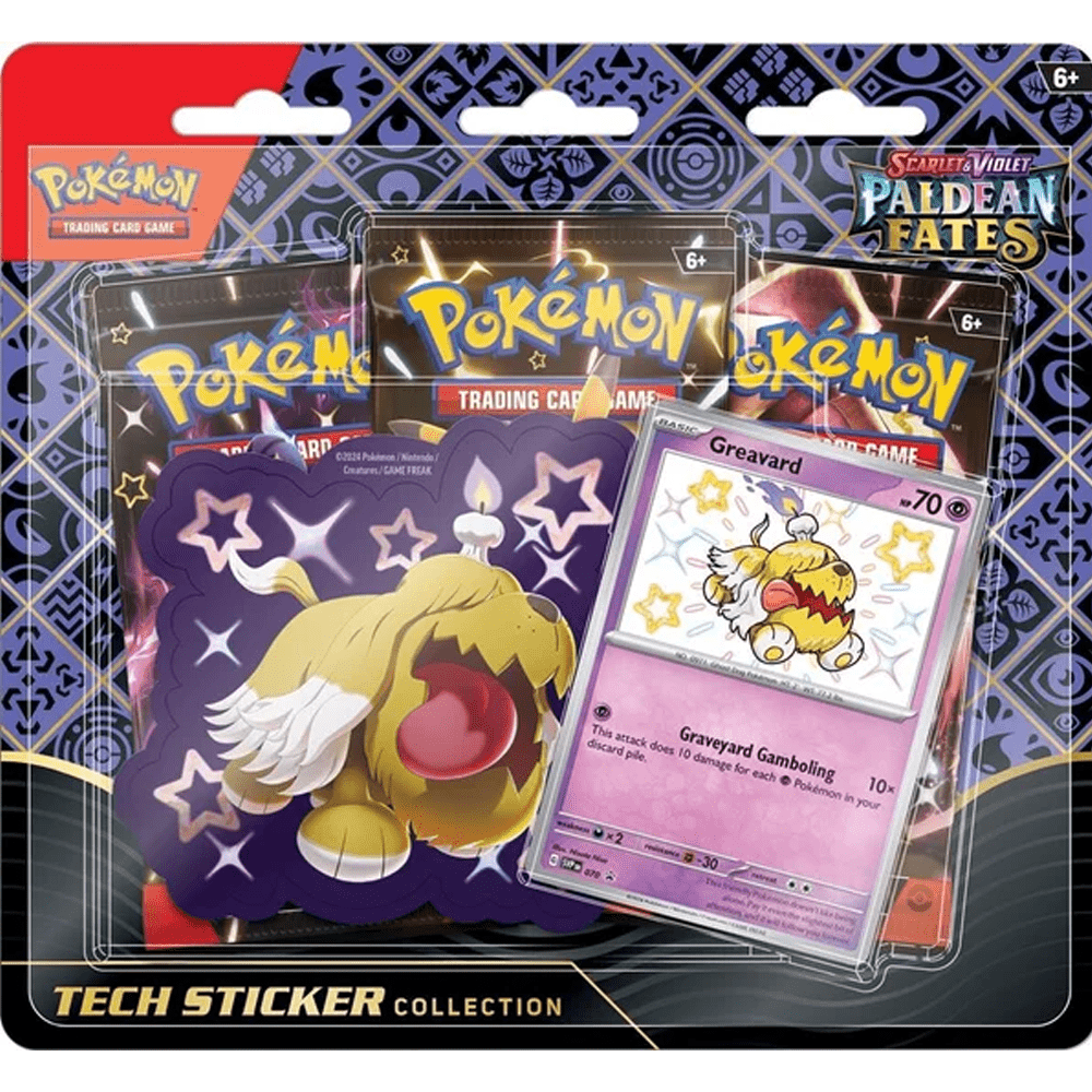 Pokémon Paldean Fates SV4.5 Tech Sticker Collection Blister - Pokeca.NL