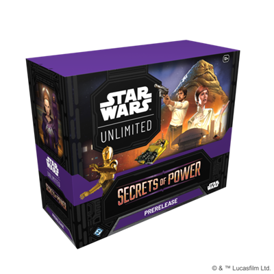 Star Wars Unlimited Secrets of Power Prerelease Box