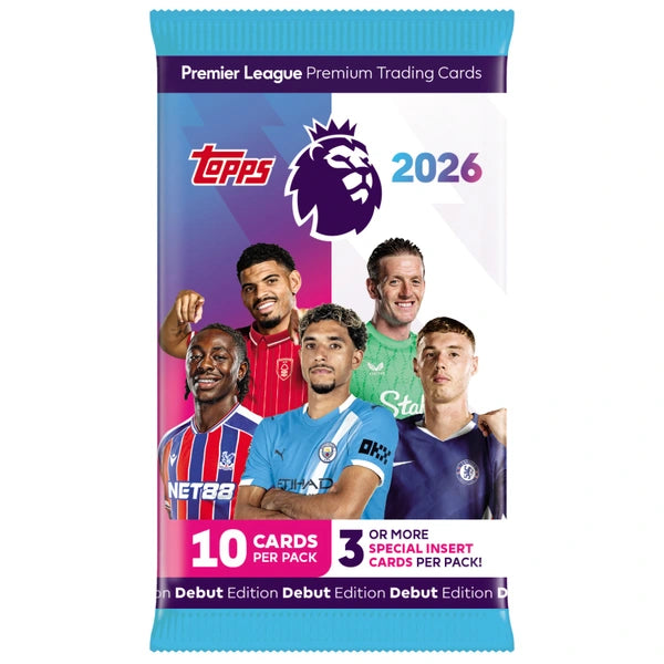 Topps Premier League 2026 Debuut Edition Booster Pack - Pokeca.NL