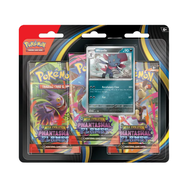 Pokémon Phantasmal Flames 3-Pack Blister - Pokeca.NL