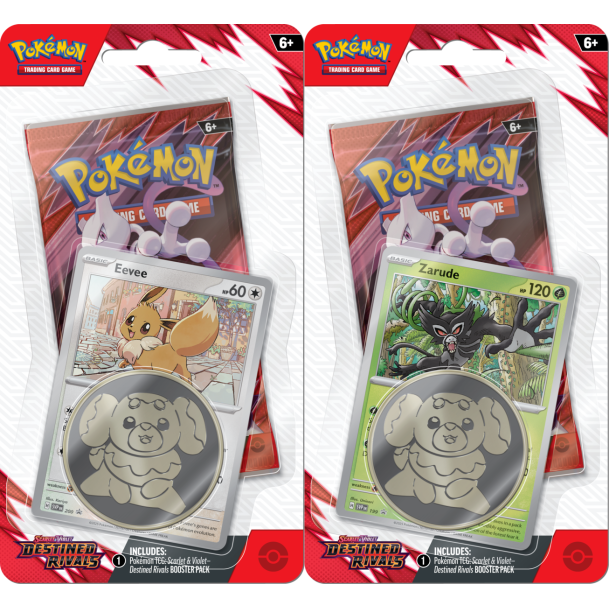 Pokémon Destined Rivals Checklane Blister Max 2 p.p. - Pokeca.NL