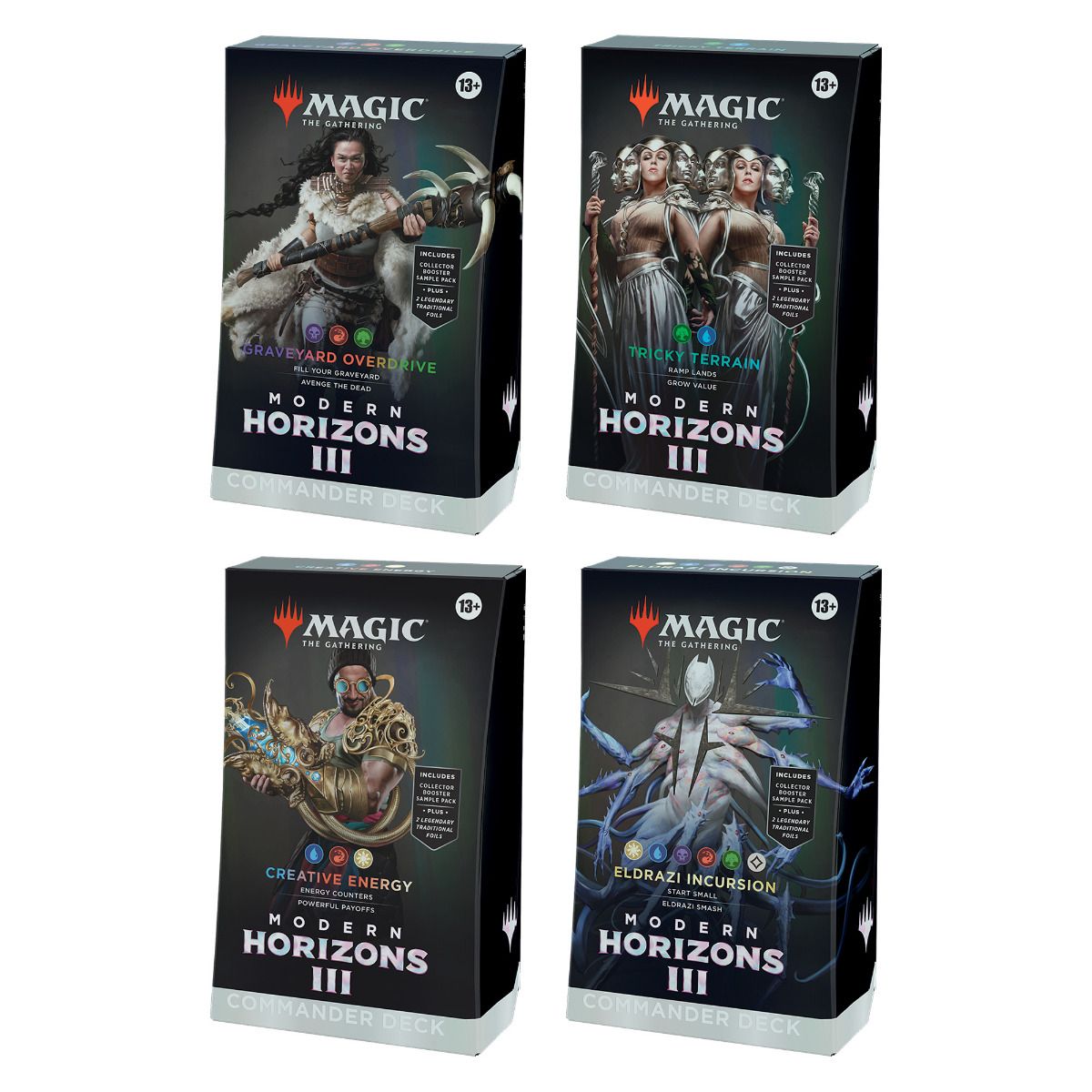 Magic the Gathering Modern Horizons 3 EN Deck Display (4ct) - Pokeca.NL