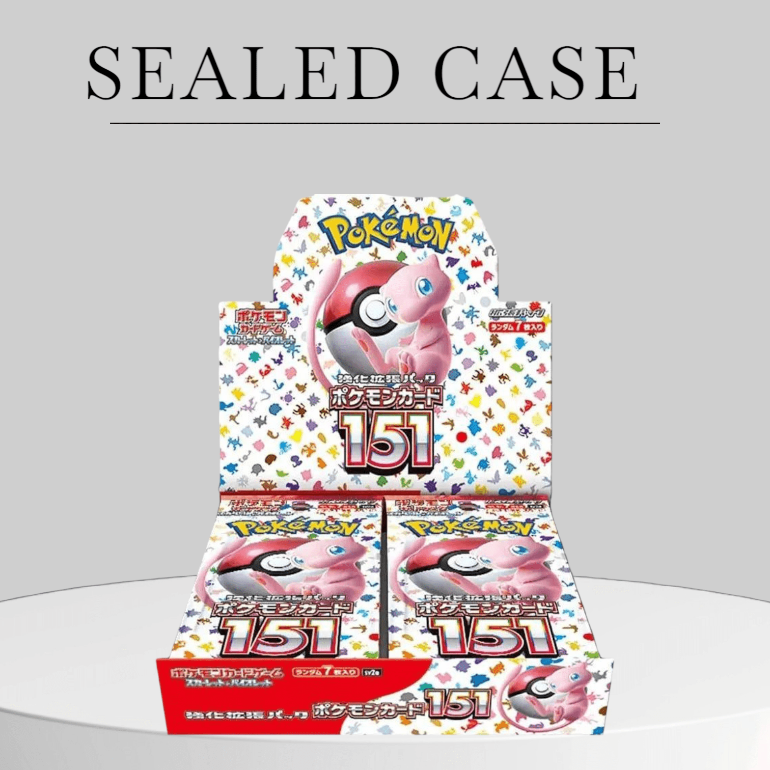 Pokémon 151 sv2a Booster Box Sealed Case - Pokeca.NL