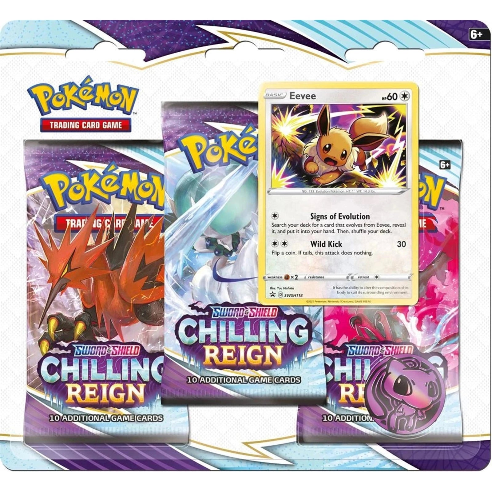 Pokémon Chilling Reign 3 - pack Blister - Pokeca.NL