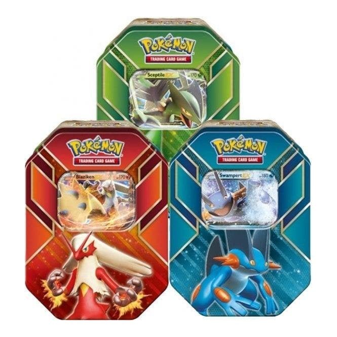 Pokémon Hoenn Power Tins 2015: Set van 3 - Pokeca.NL