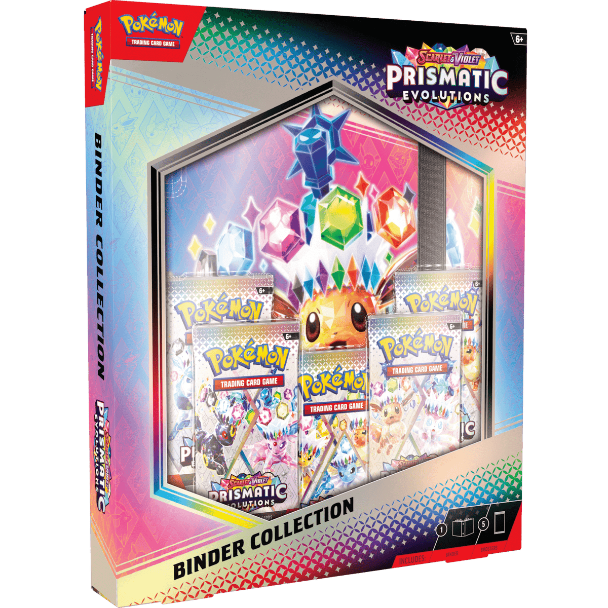 Pokémon Prismatic Evolutions Binder Collection Box - Pokeca.NL