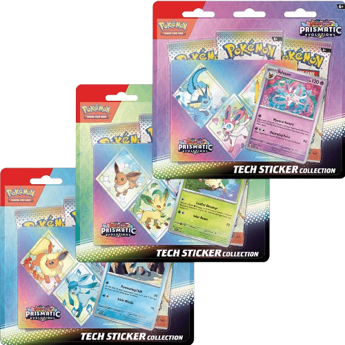Pokémon Prismatic Evolutions Sticker Collection Blister - Pokeca.NL