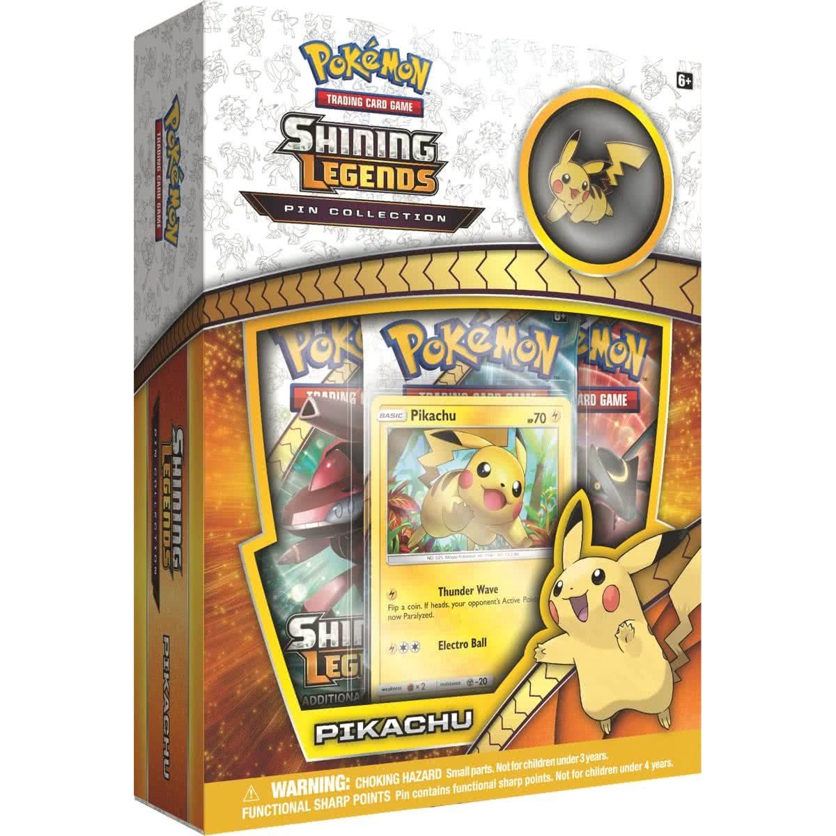 Pokémon Shining Legends Pikachu Pin Collection (Box is beschadigd) - Pokeca.NL