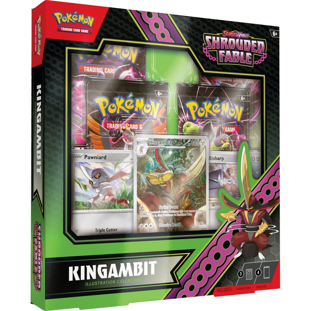 Pokémon Shrouded Fable Kingambit Illustration Collection Box - Pokeca.NL
