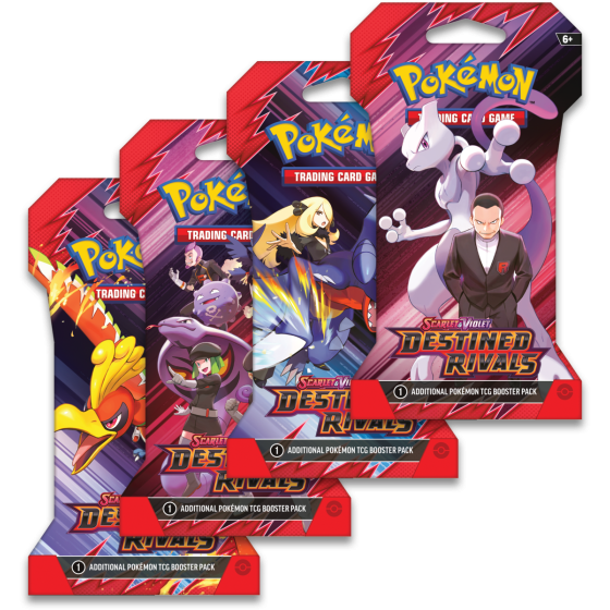 Pokémon Destined Rivals Sleeved Booster Max 8 p.p. - Pokeca.NL