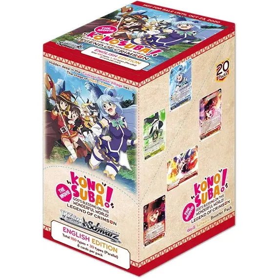 Weiss Schwarz KONOSUBA! God's blessing on this wonderful world! Booster Box - Pokeca.NL