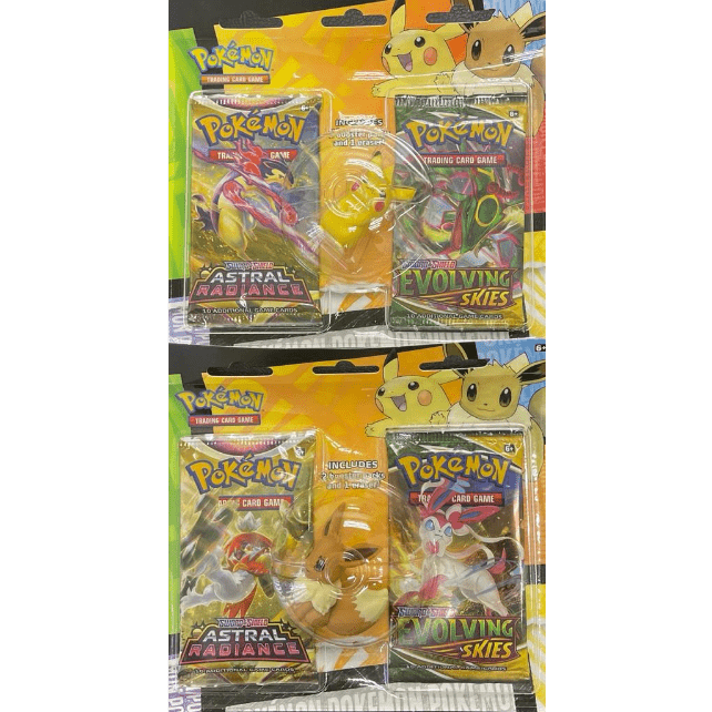 Pokémon Back to school Eraser Pokémon Blister 2 - pack blister - Pokeca.NL