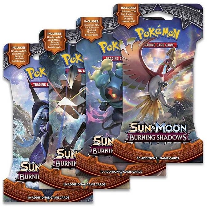 Pokémon Burning Shadows Sleeved Booster Pack - Pokeca.NL