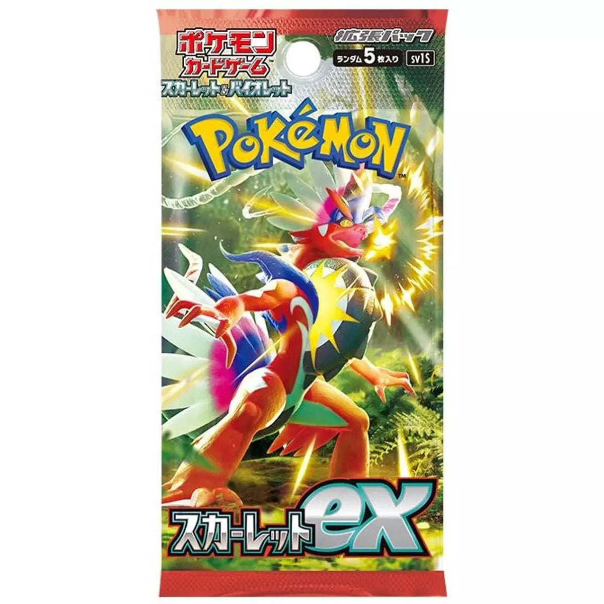 Pokémon Scarlet EX Booster Pack - Pokeca.NL