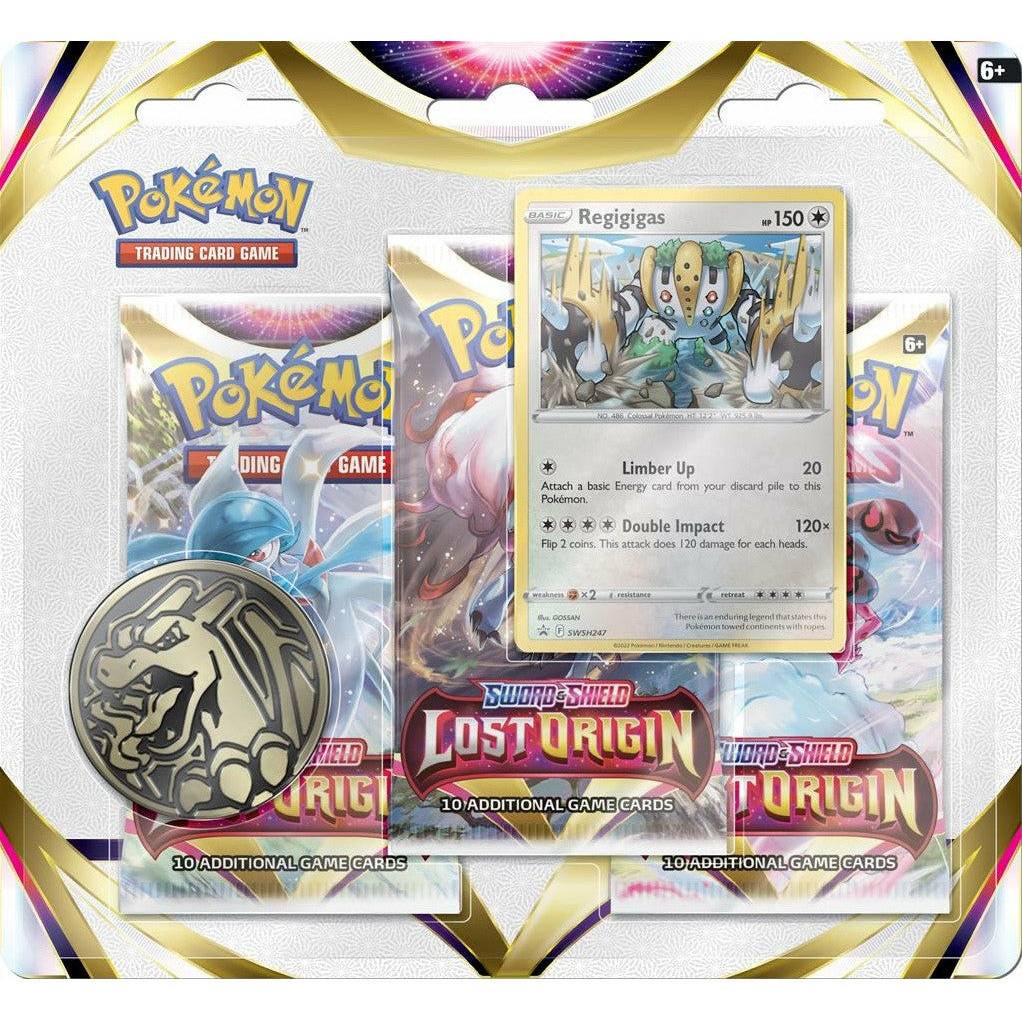Pokémon Sword & Shield Lost Origin 3 - pack Blister Regigigas - Pokeca.NL
